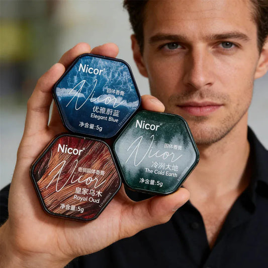 Wood Scented Solid Ointment Portable Fragrance
