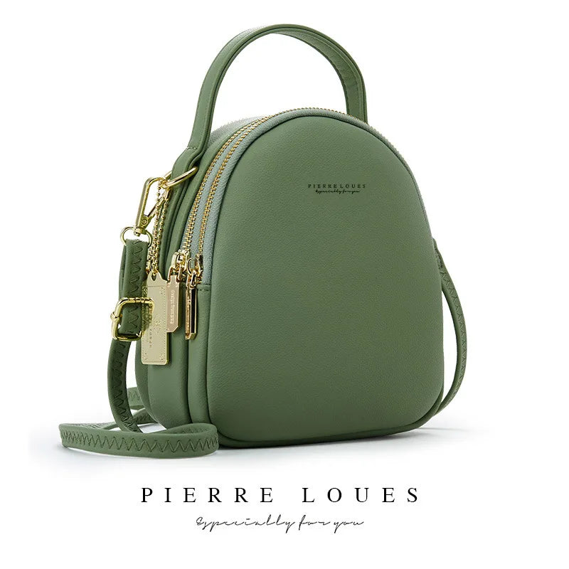 Mini Leather Backpack Shoulder