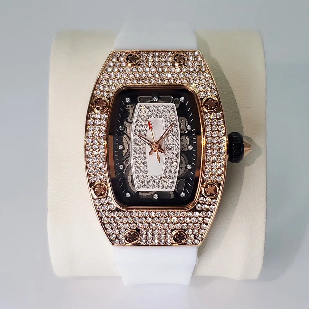 Diamond Tonneau Women Watch