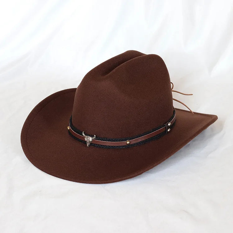 Vintage Wide Brim Cowboy Hat