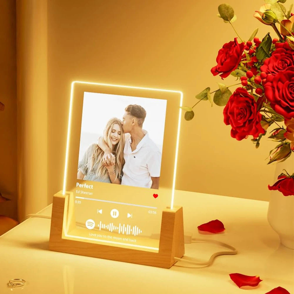 Custom Spotify Photo Acrylic LED Night Light
