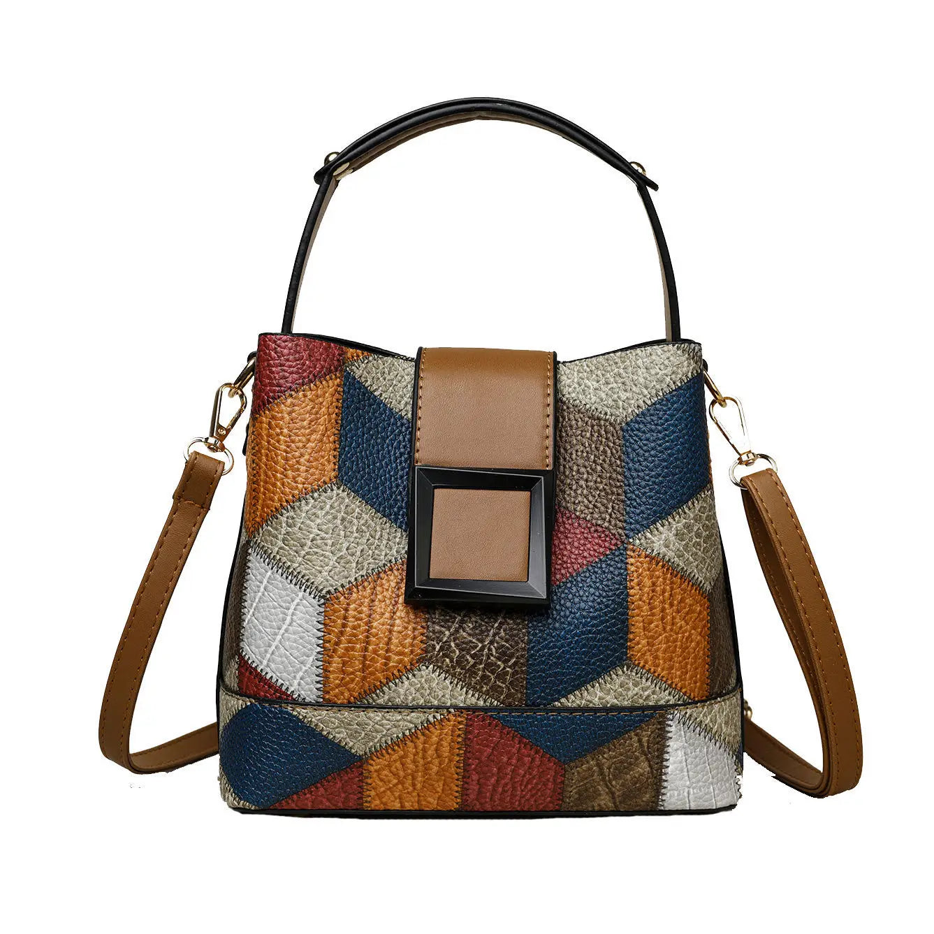 Bucket Crossbody Zipper Bag