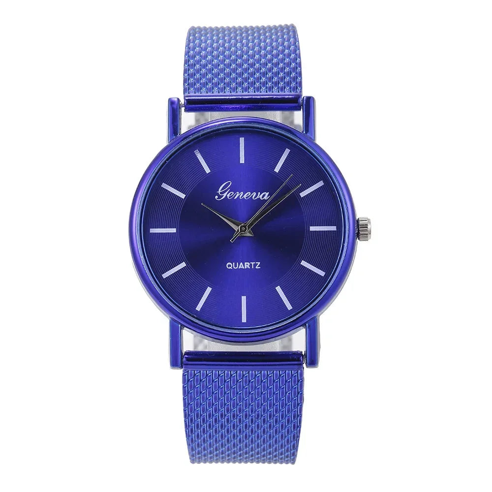 Rose Gold Heart Dial Ladies Watch