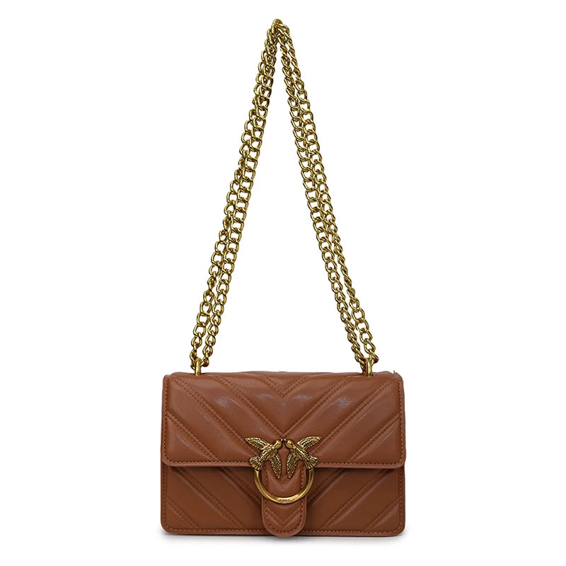 Leather Shoulder Bag Elegant