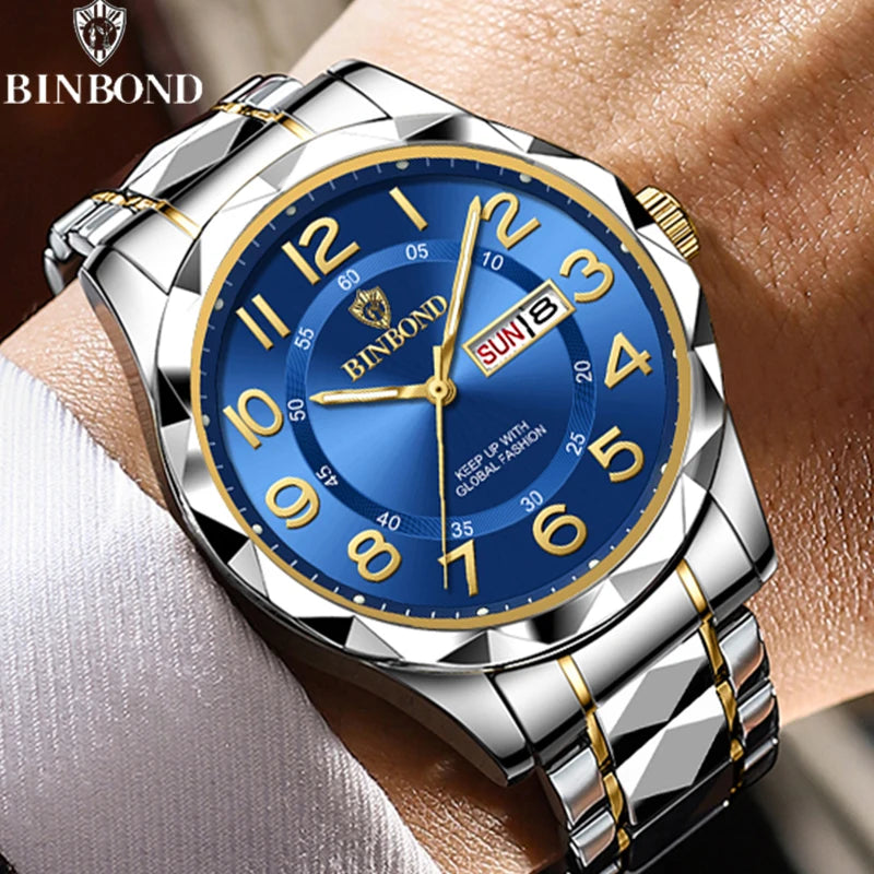 BINBOND Luminous Men's Quartz Watch