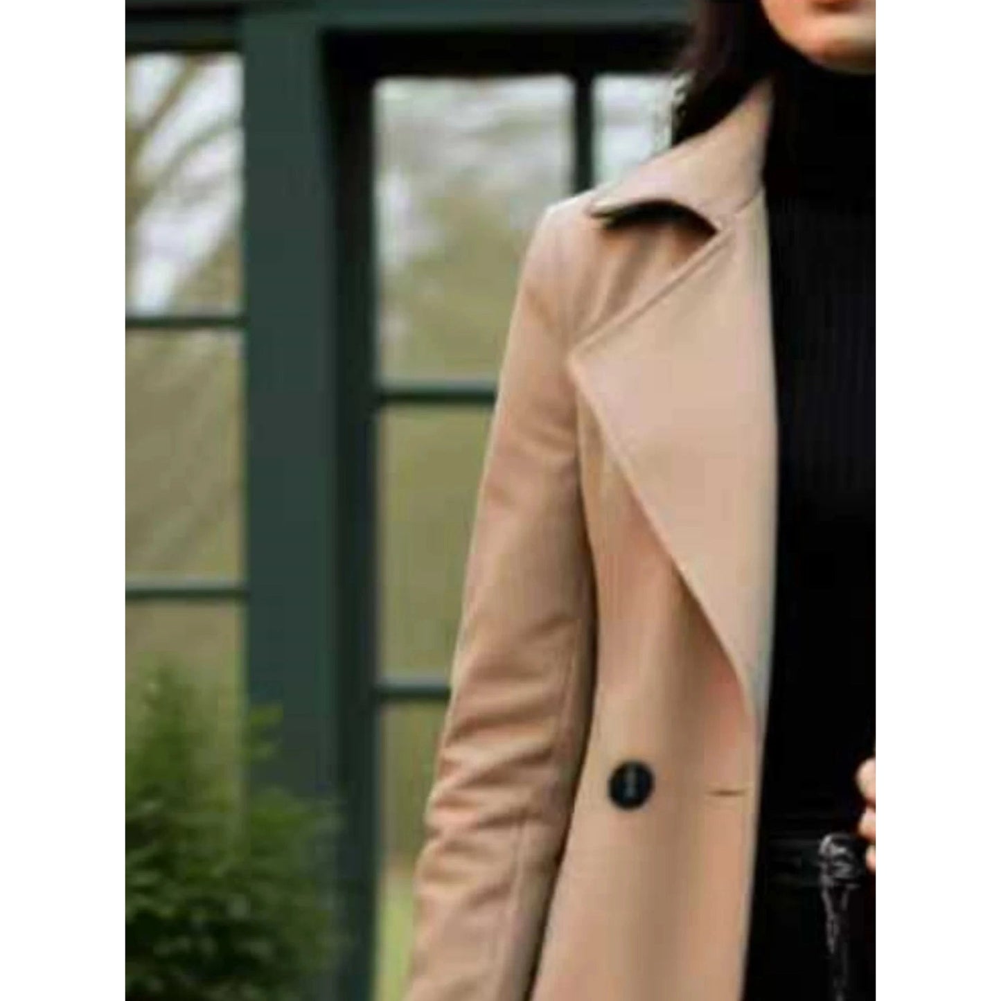 French Double-Breasted Trench Coat