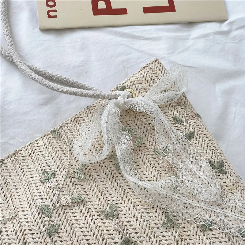 Woven Bucket Luxury Handbag