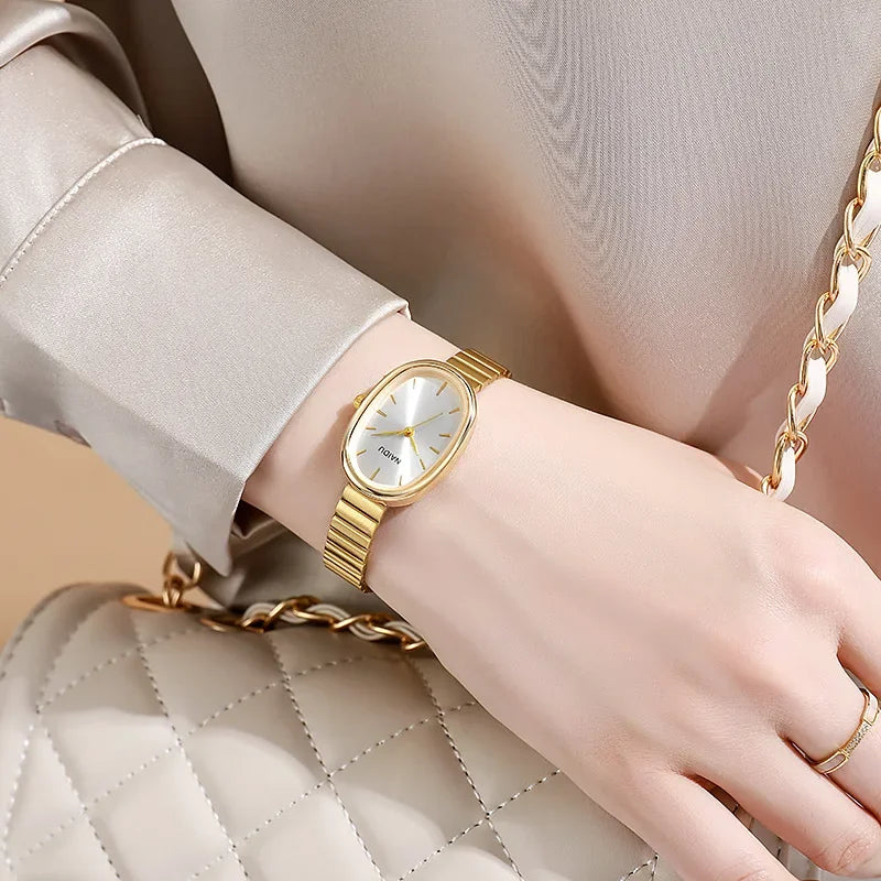 Gold Bracelet Vintage Ladies Watch