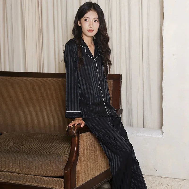 Silk Cool Long-Sleeve Pajama Set
