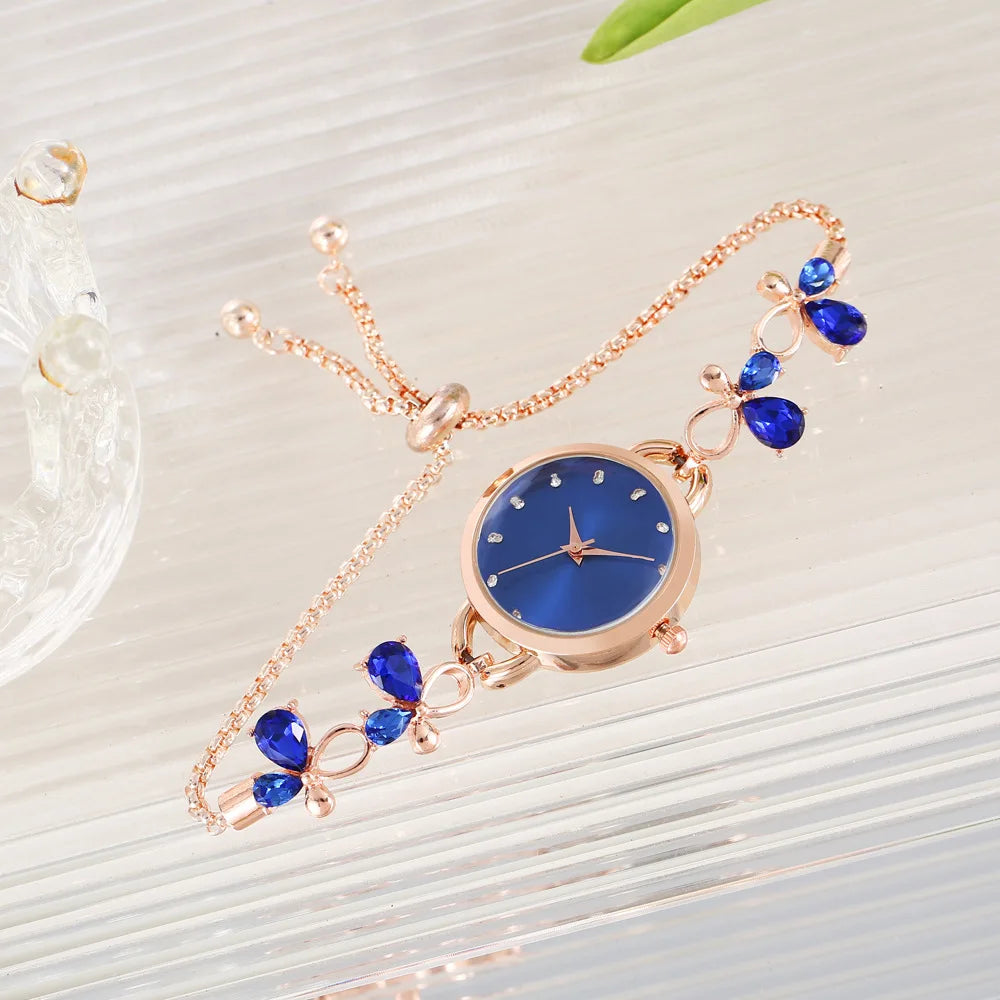 Women's Adjustable Small Dial Retractable Watch