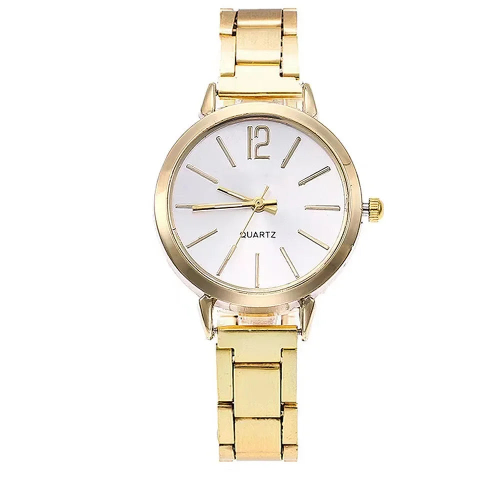 Women's Steel Strap Analog Quartz Watch