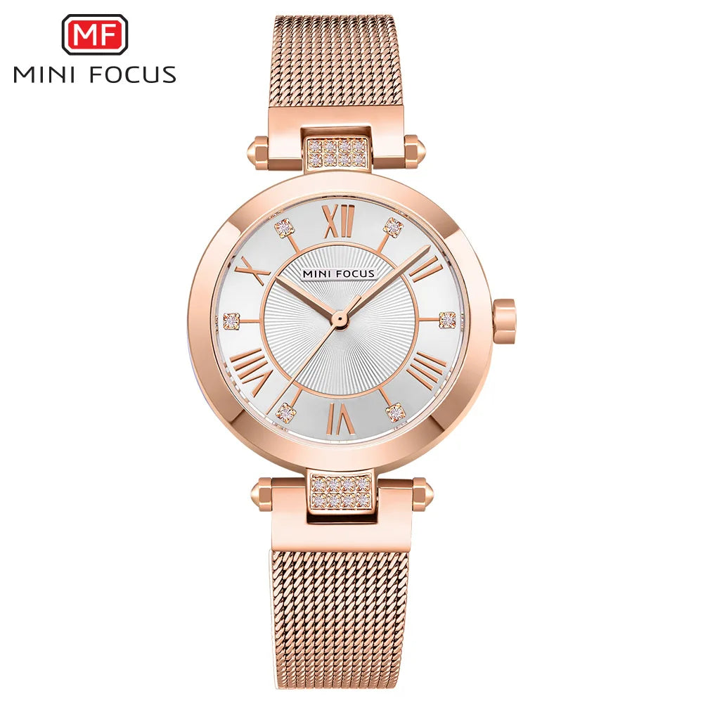 Silver Mesh Belt Ladies Watch