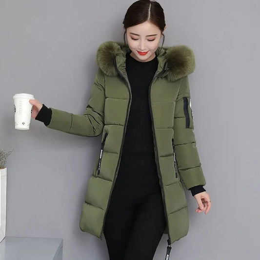 Hooded Cotton Women Parka
