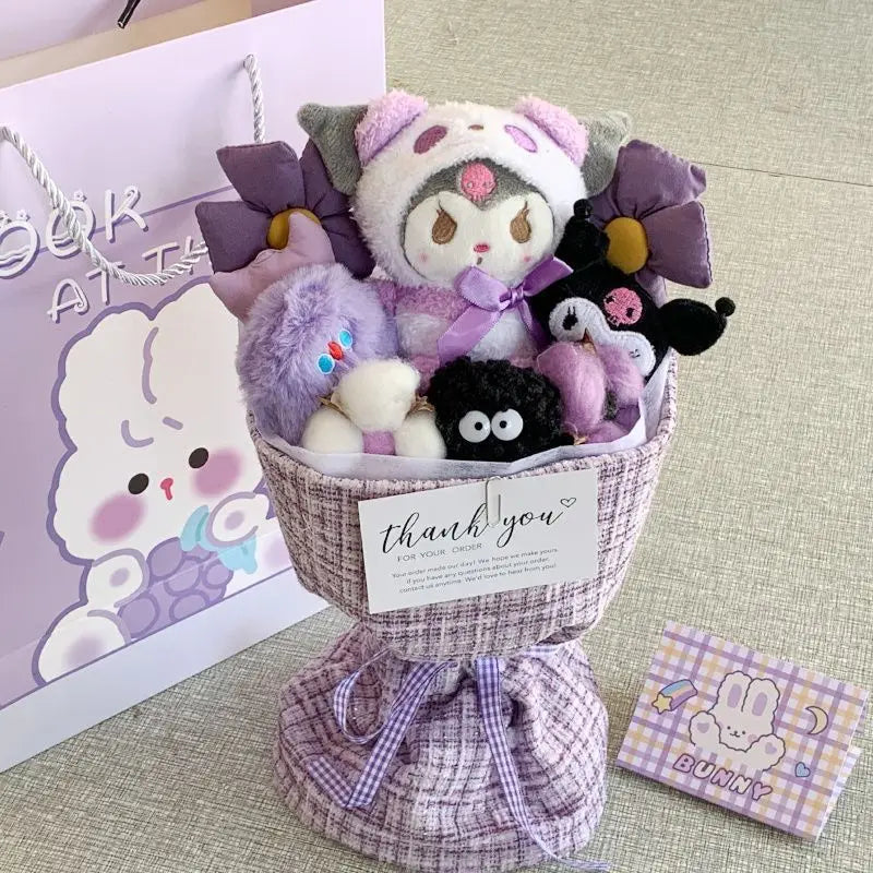 Hello Kitty Doll Bouquet Birthday Gift