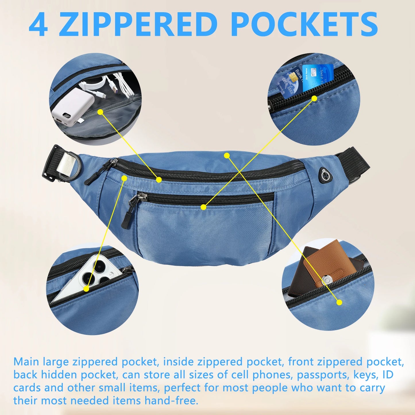 Lightweight Crossbody Fanny Pack