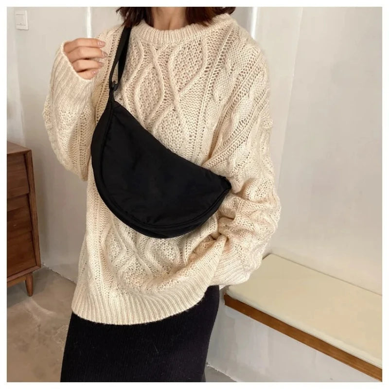 Casual Nylon Crossbody Bag
