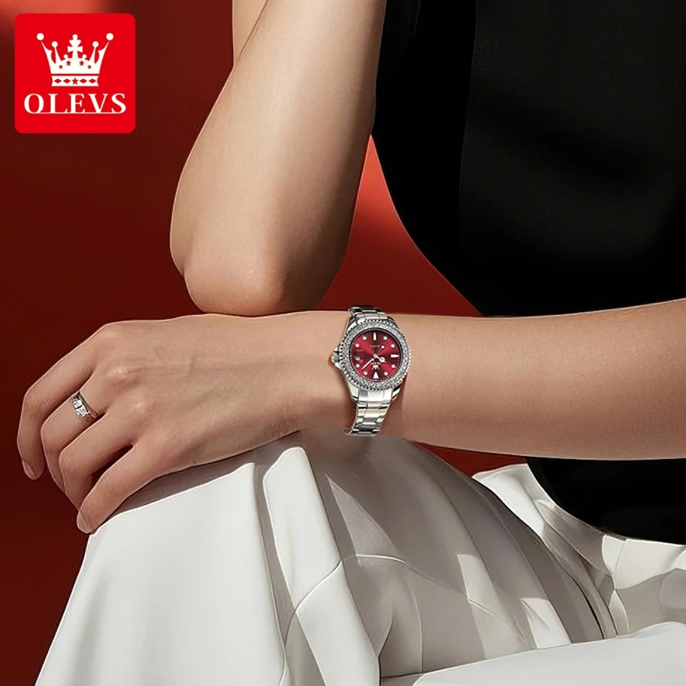 OLEVS Diamond Date Ladies Watch