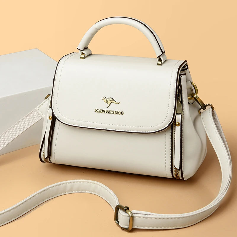 Vintage Leather Crossbody Bag