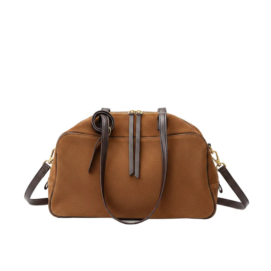 Suede Cowhide Large Tote Bag