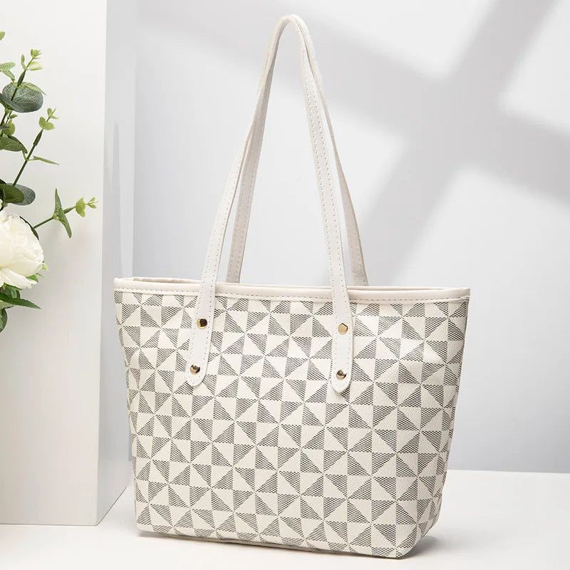 Embossed Floral Bucket Bag