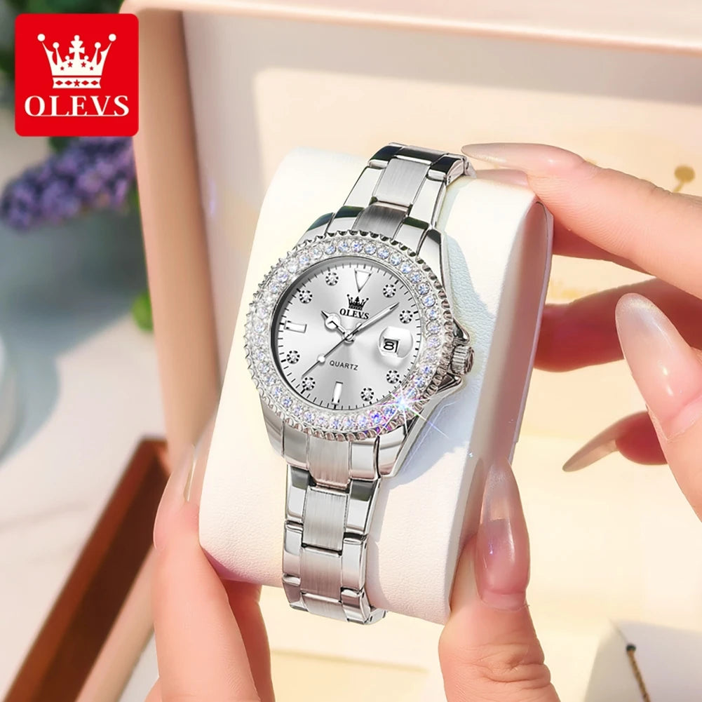 OLEVS Diamond Date Ladies Watch