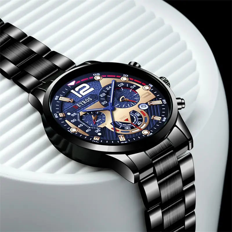 Men's Luxury Stainless Steel Quartz Watch