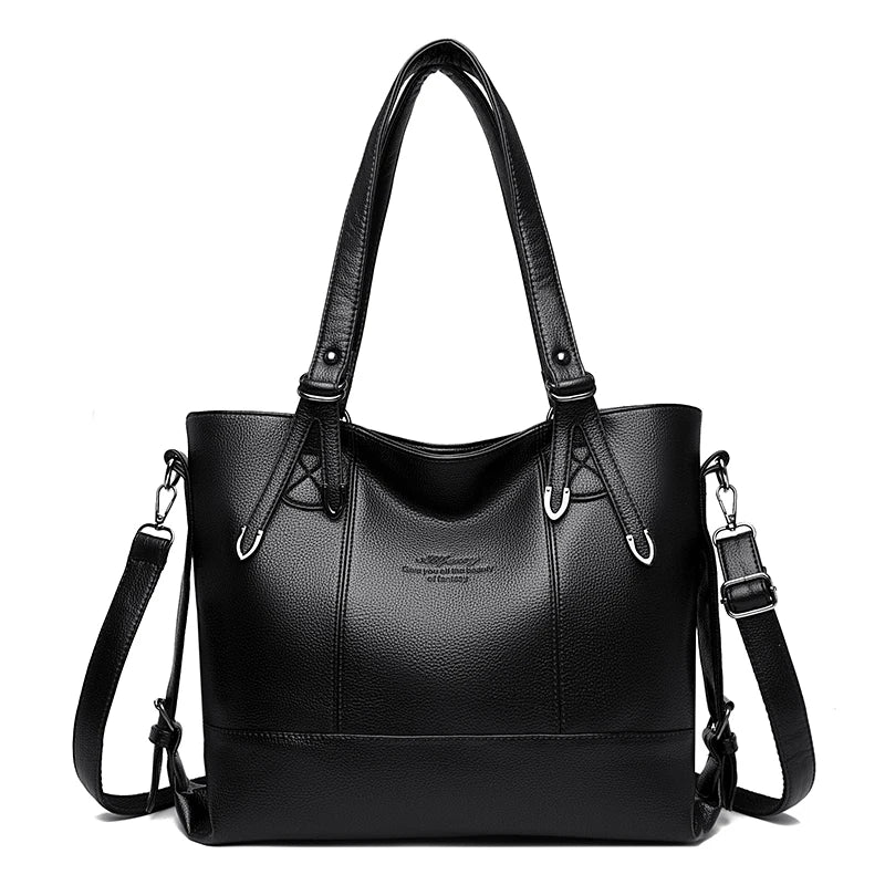 Soft Leather Large Tote Bag