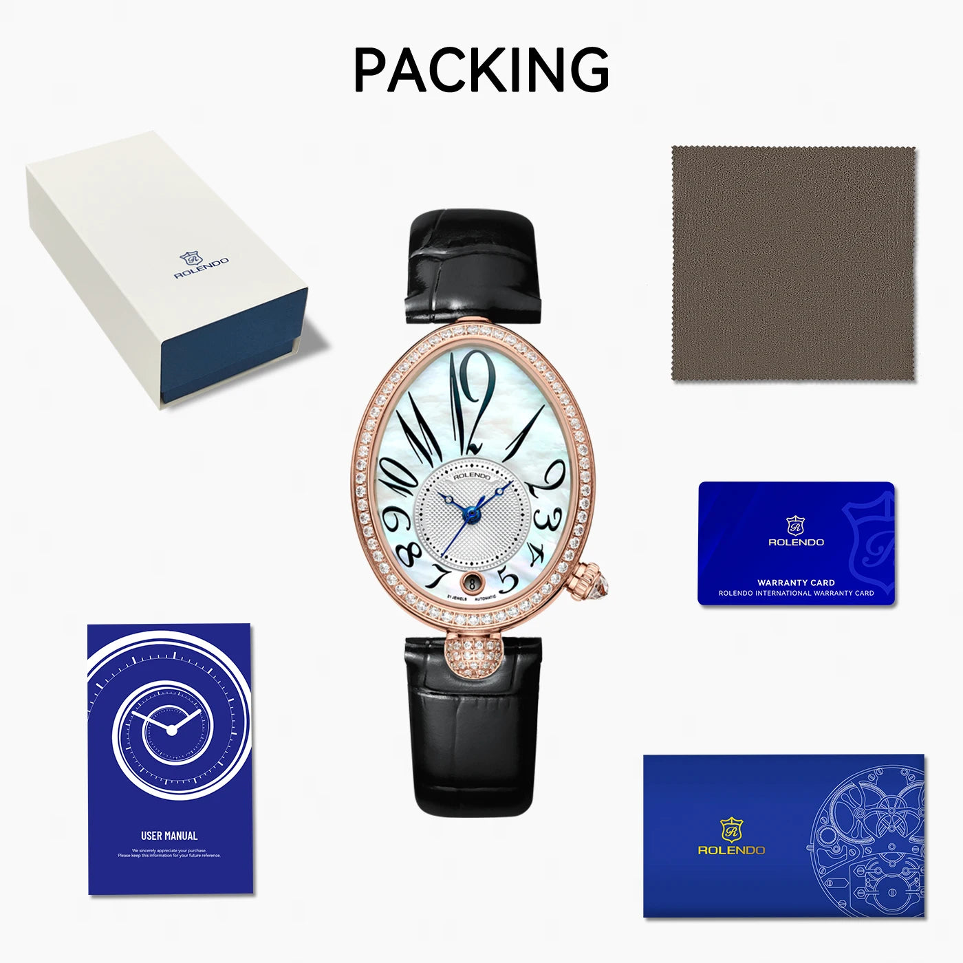 ROLENDO Pearl Automatic Watch