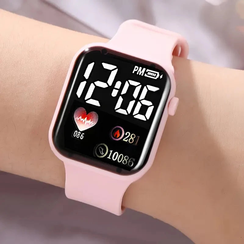 LED Electronic Watch & Jewelry Set
