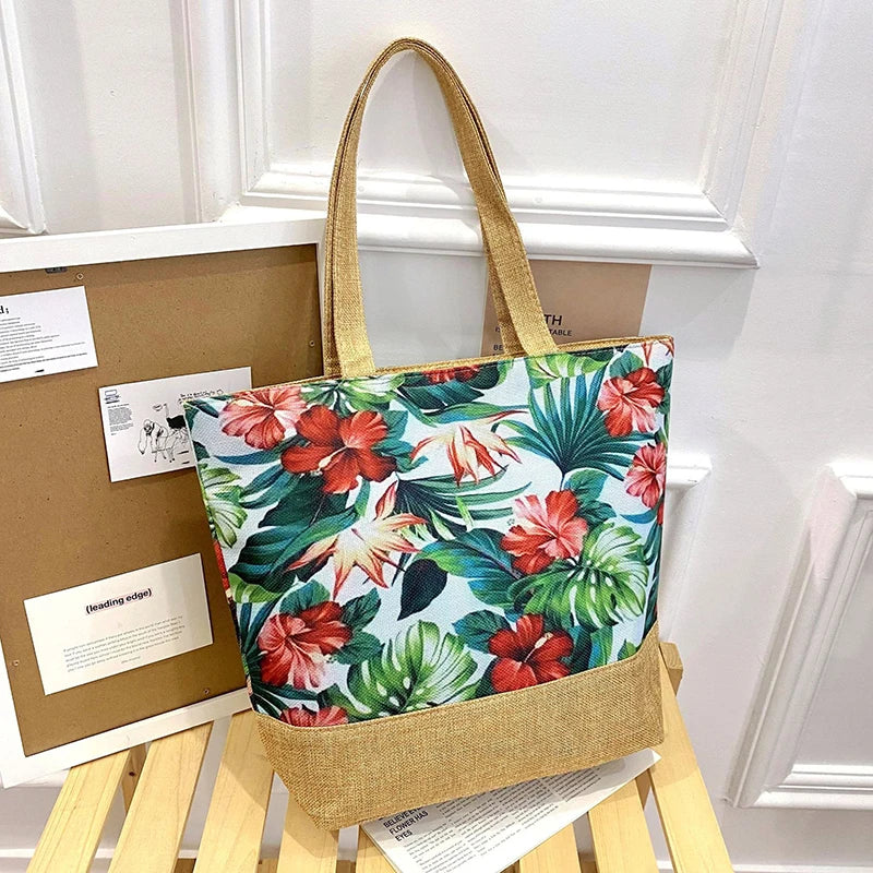 Floral Large Tote Shoulder Bag