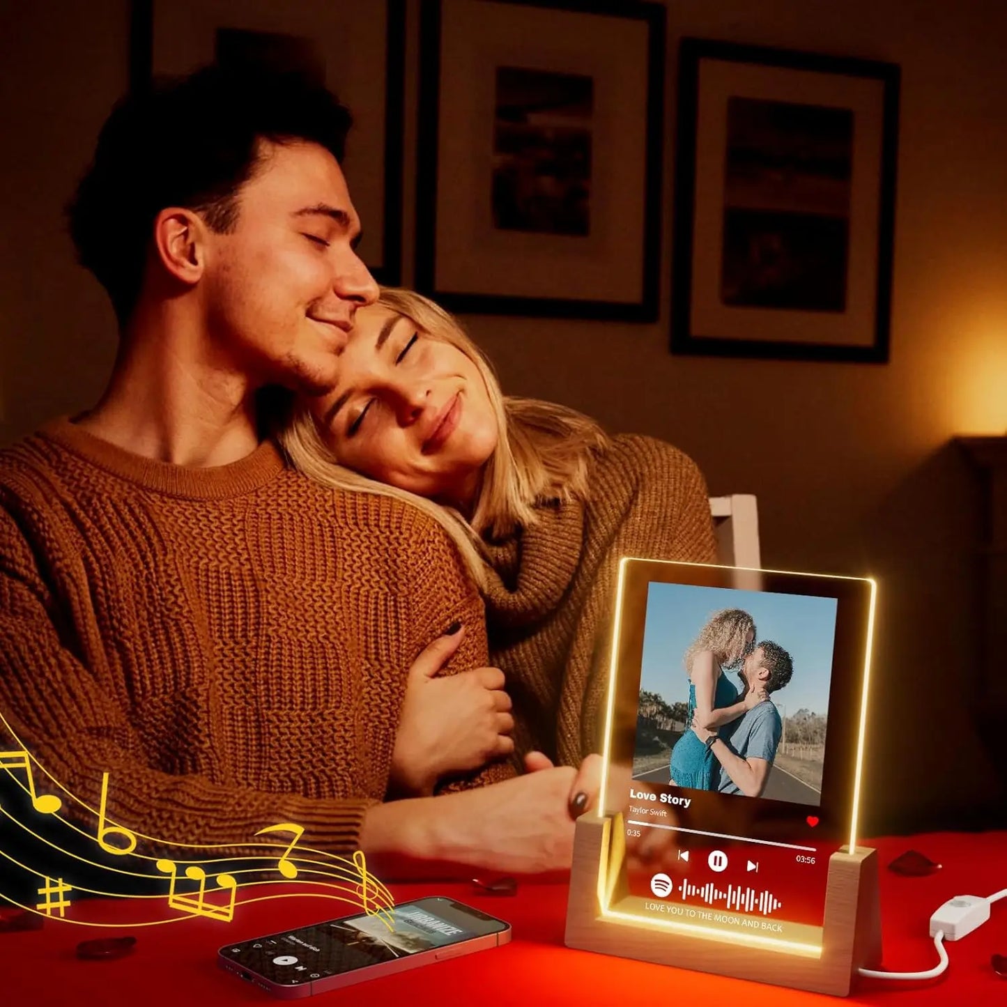 Custom Spotify Photo Acrylic LED Night Light