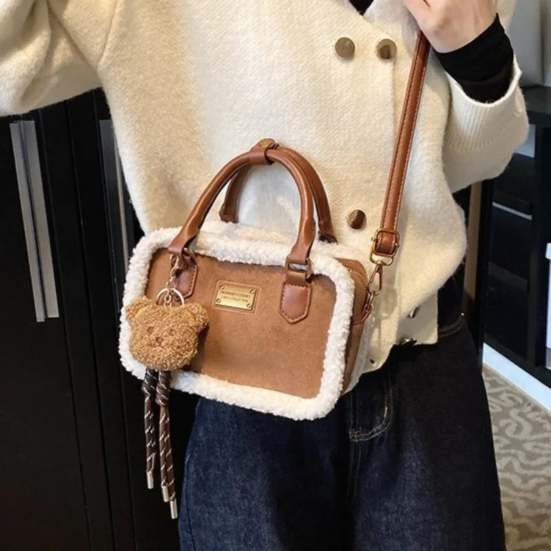 Plush Versatile Crossbody Bag