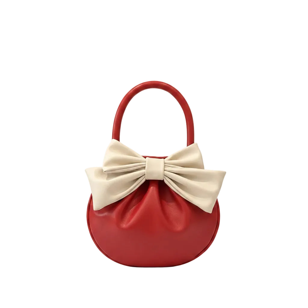 Women's Butterfly Bow Round Shoulder Bag