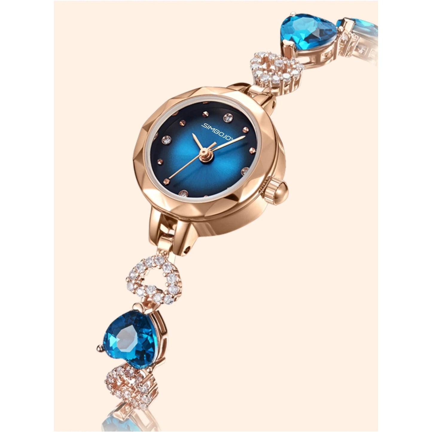 Rhinestone Bracelet Quartz Watch