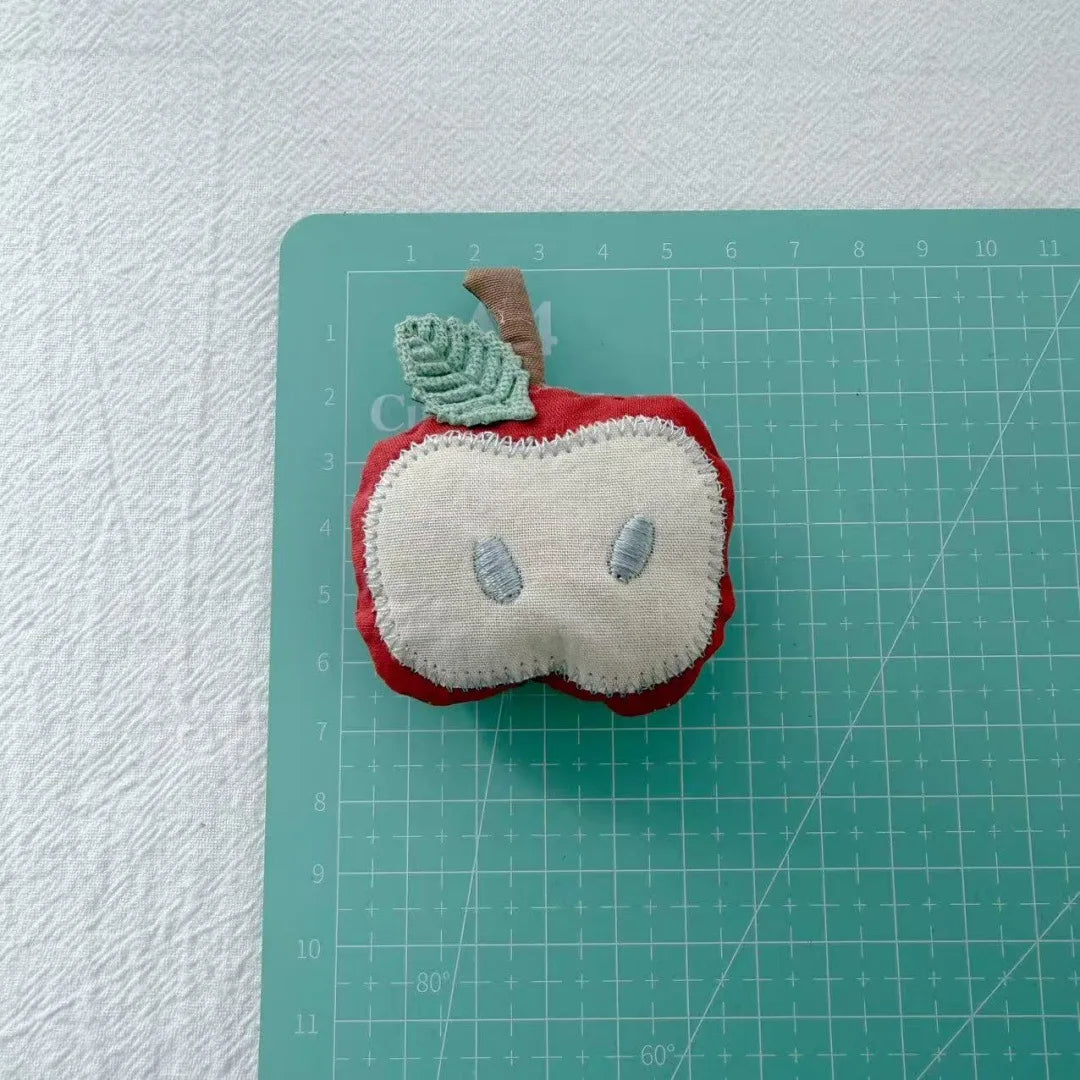 Bear Cat Fabric Brooch Handcrafted Pin