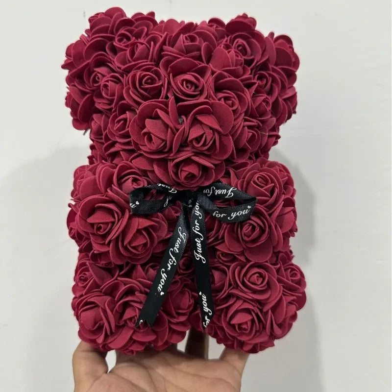 Rose Bear Eternal Flower Gift