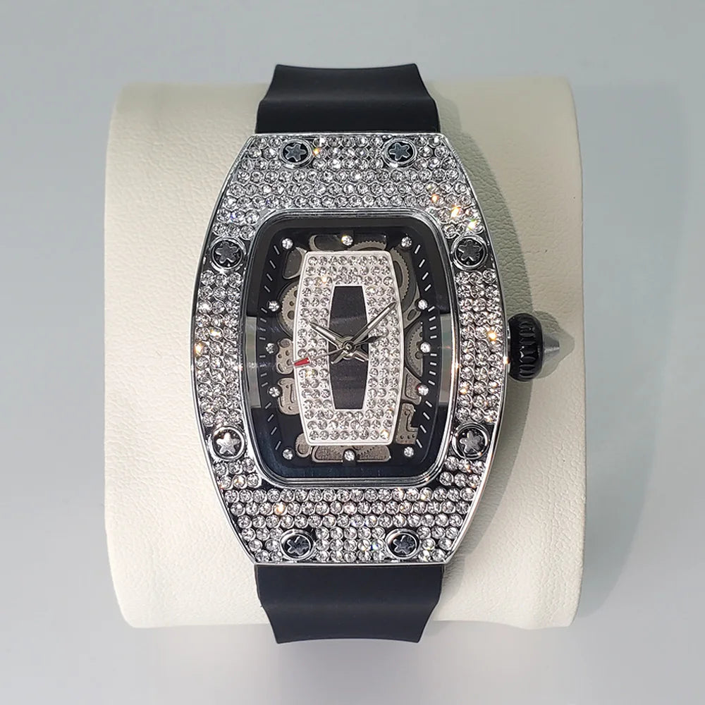 Diamond Tonneau Women Watch