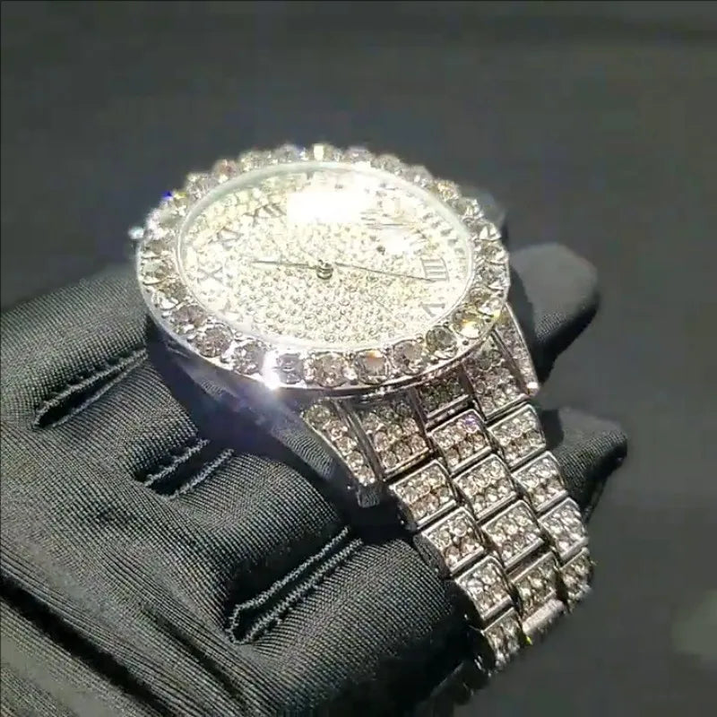 Zircon Crystal Diamond Ladies Watch