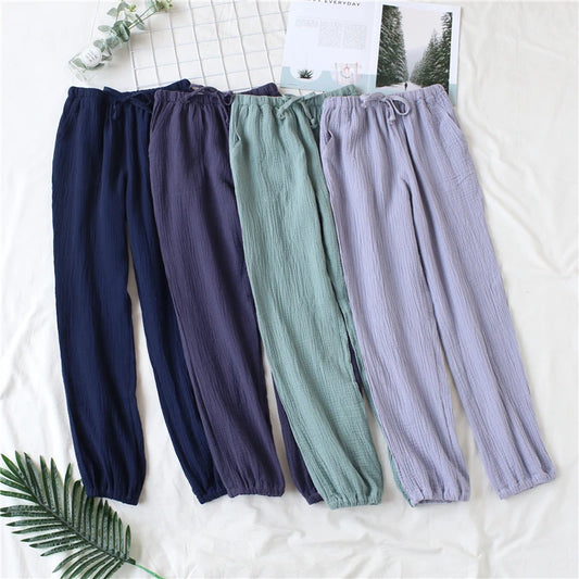 Japanese Cotton Gauze Pajama Pants