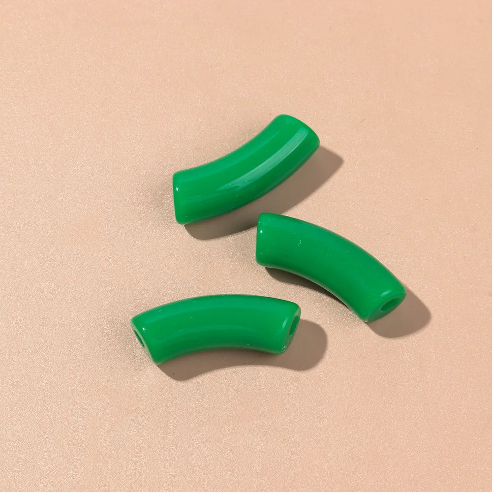 Acrylic Bamboo Tube Bead Set