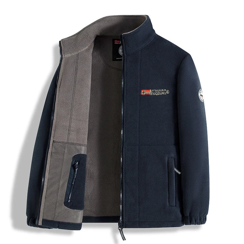 Men's Thick Polar Fleece Jacket