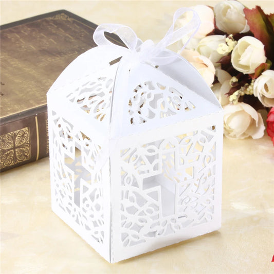 Angel Gift Candy Boxes for Baby Shower & Baptism (10pcs)