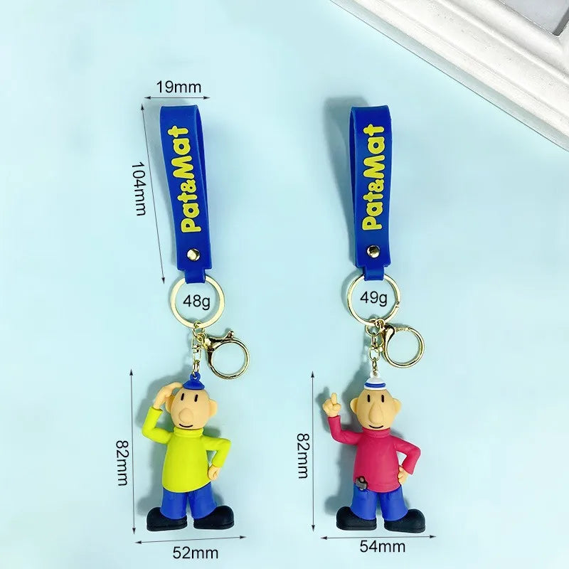 Cartoon Doll Silicone Keychain