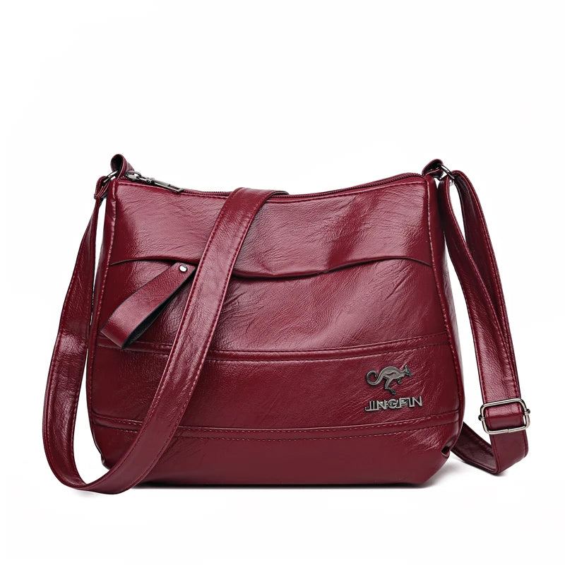 Sheepskin Tote Crossbody Bag