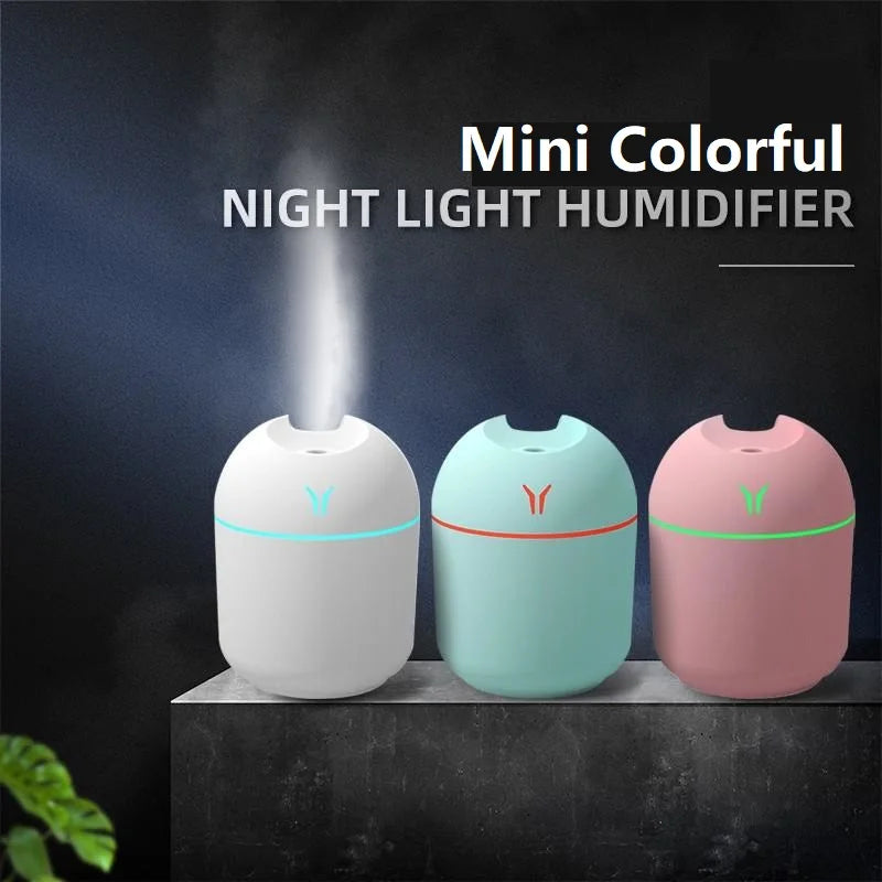 USB Mini Humidifier Aroma Diffuser LED 250ml