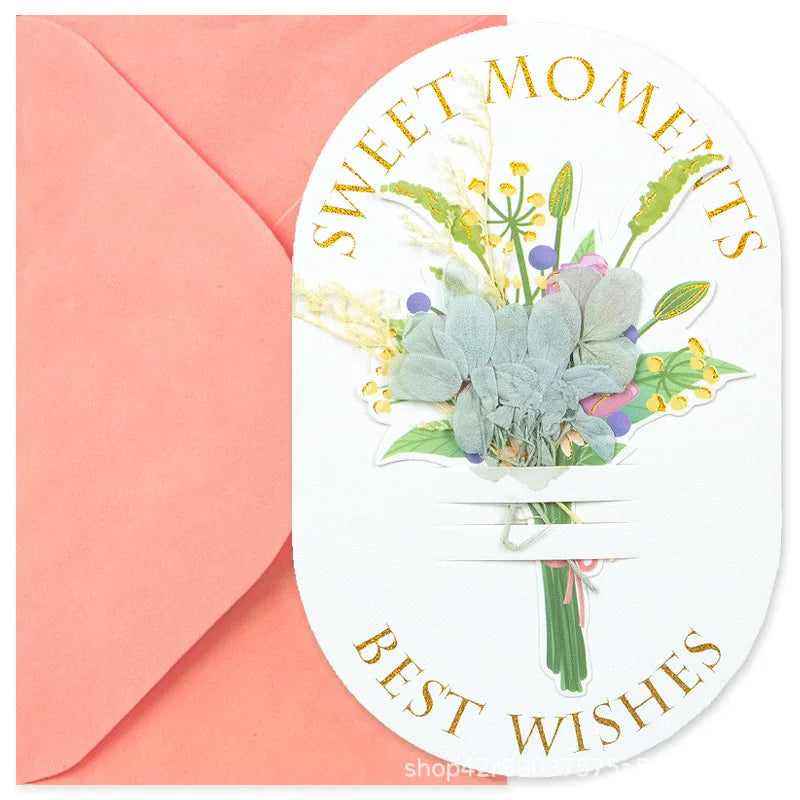 Flower Greeting Card Thank You Gift