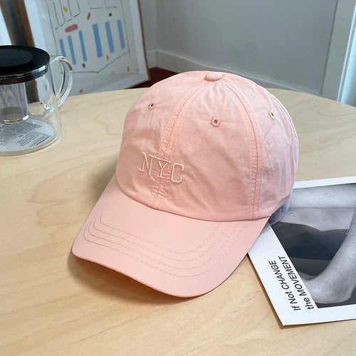 Embroidered Quick-Dry Women Cap