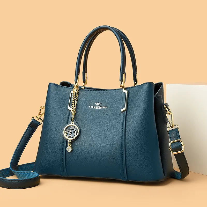 Women's Large Capacity PU Leather Tote Bag