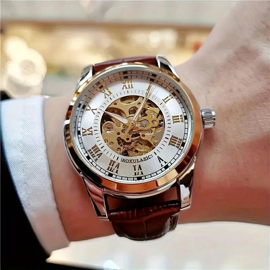 Men's Skeleton Automatic Mechanical Watch