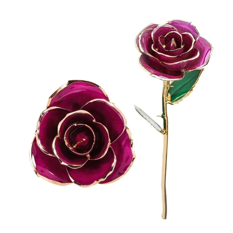 24K Gold Dipped Real Rose Eternal Gift